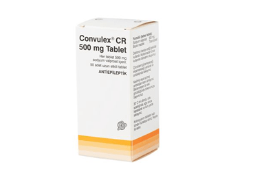 CONVULEX CR 500 MG 50 TABLET